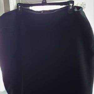 Talbots Poly/Rayon A-Line Skirt w/ Slit